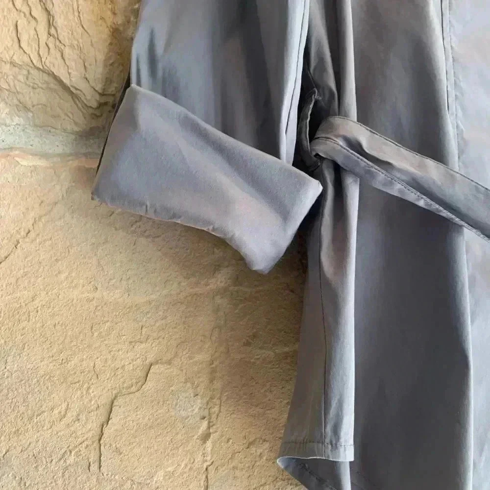 Armani Exchange Gray Button Down - image 2